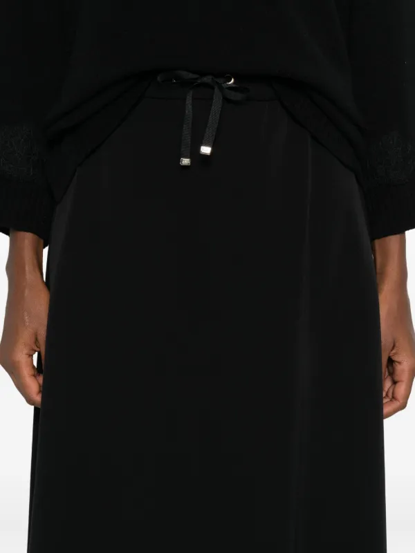 Herno ドローストリング フレアスカート | ブラック | FARFETCH JP