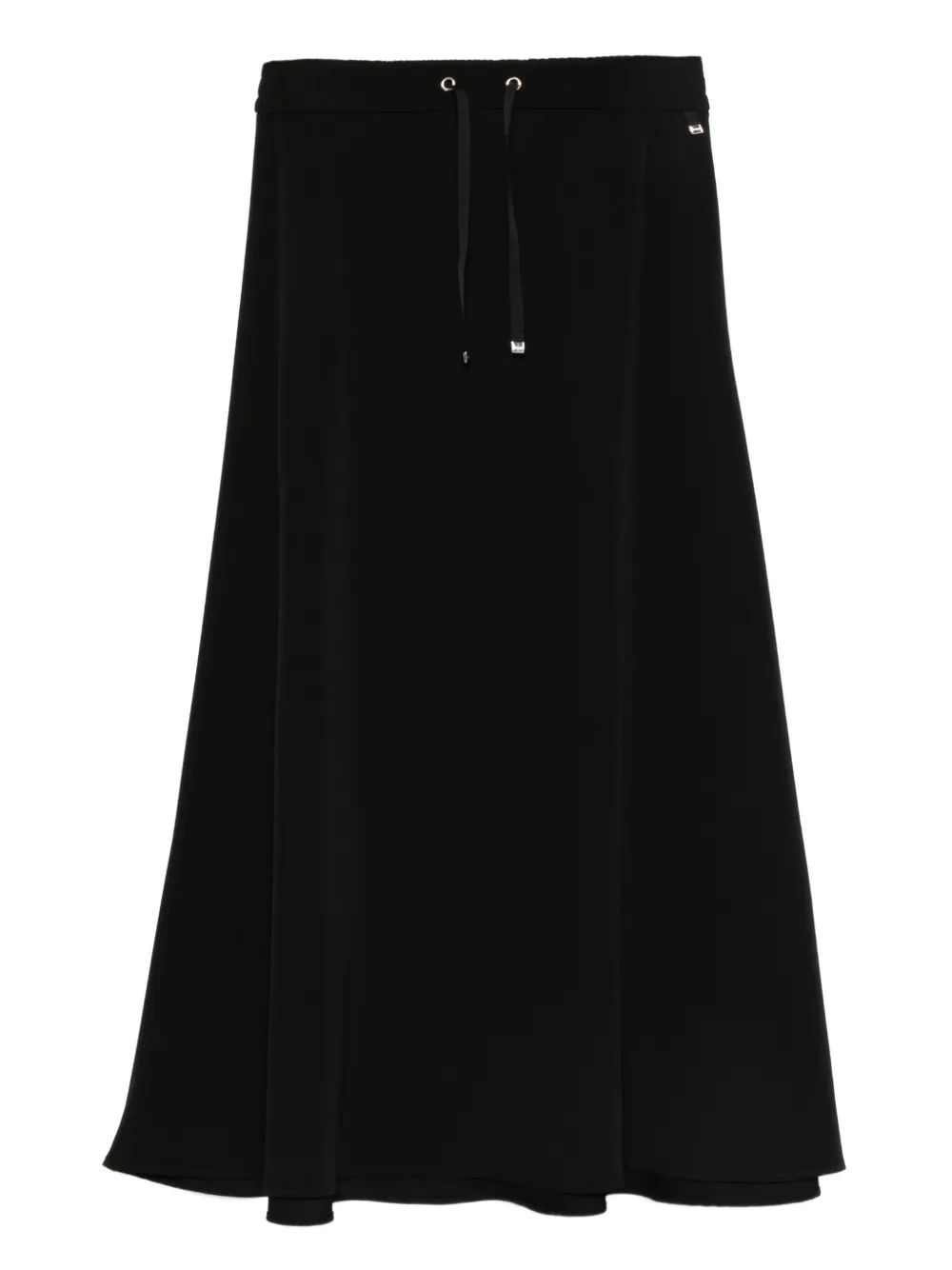 Herno drawstring flared midi skirt | Black | Image 1