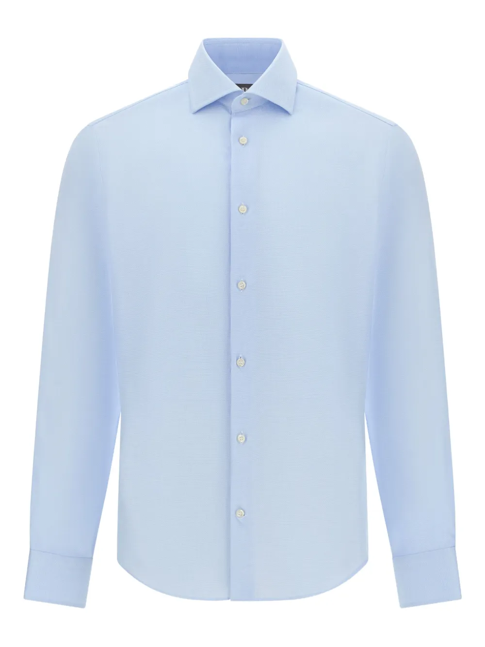 Boggi Milano Windsor-collar Shirt In Blue