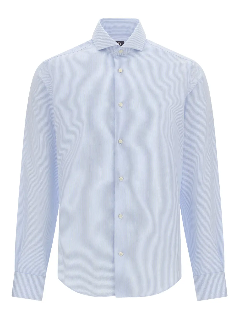 Boggi Milano naples-collar striped shirt | Blue | Image 1