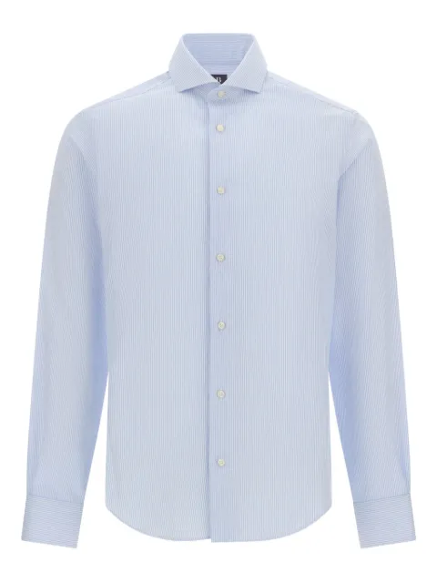 Boggi Milano naples-collar striped shirt