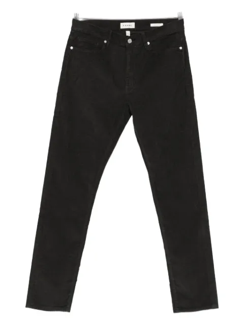 FRAME pantalones de pana con cierre de botón