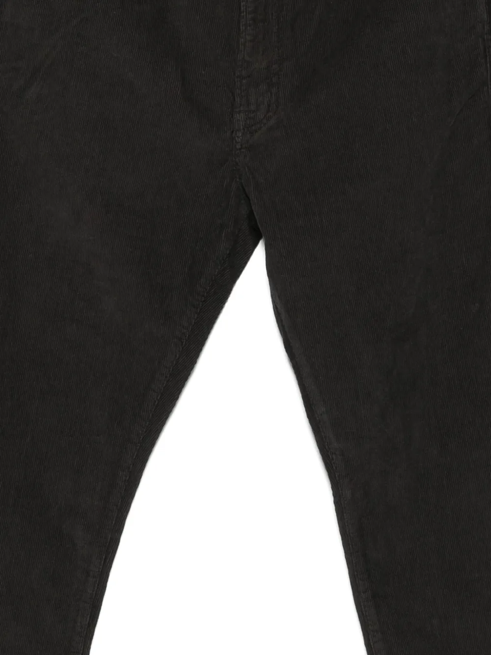 FRAME Ribfluwelen broek Zwart