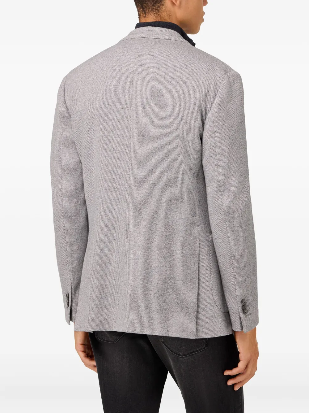 Boggi Milano Blazer met enkele rij knopen Grijs