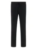 Boggi Milano drawstring wool track pants - Black