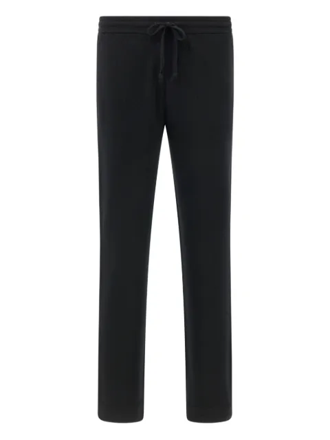 Boggi Milano drawstring wool track pants