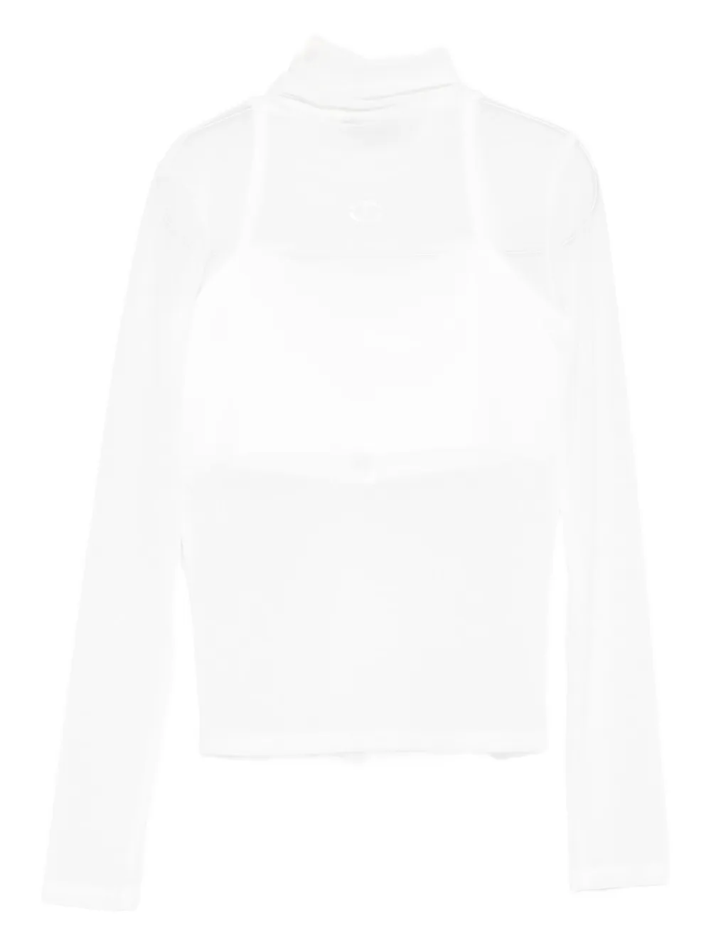 Twinset Kids High Neck T-shirt In White