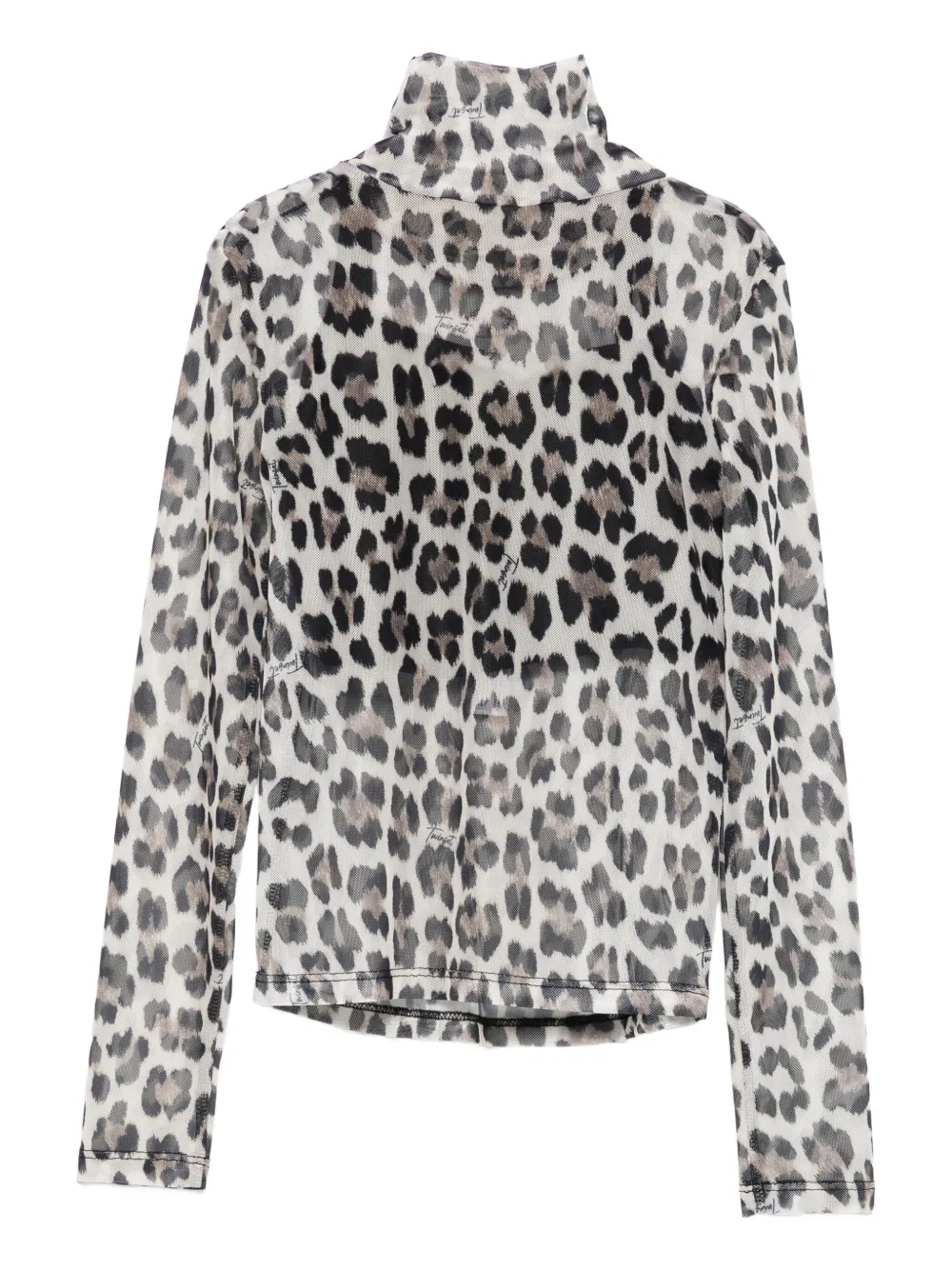 TWINSET Kids leopard-print high-neck top | Girls Blouses | Image 2