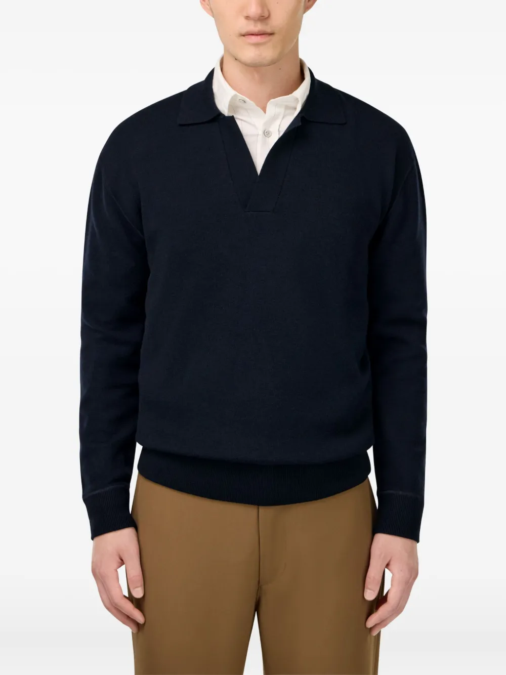 Boggi Milano Trui met polokraag Blauw