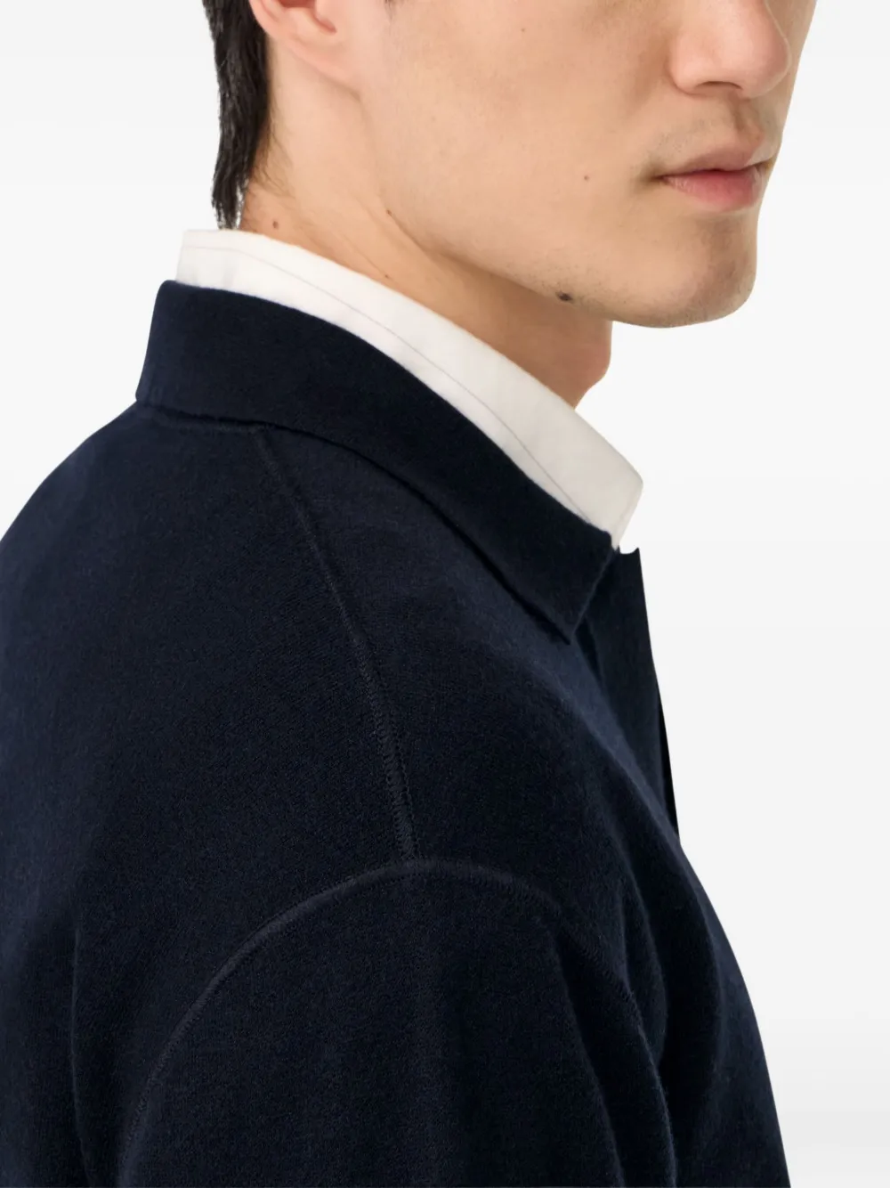 Boggi Milano Trui met polokraag Blauw