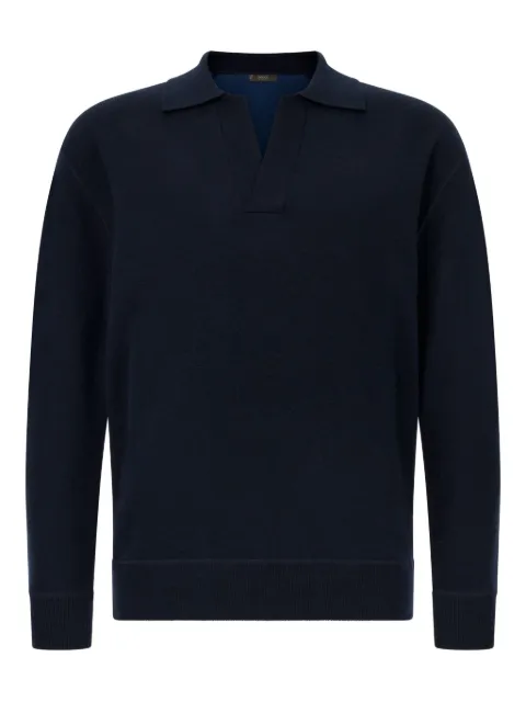 Boggi Milano suéter con cuello tipo polo