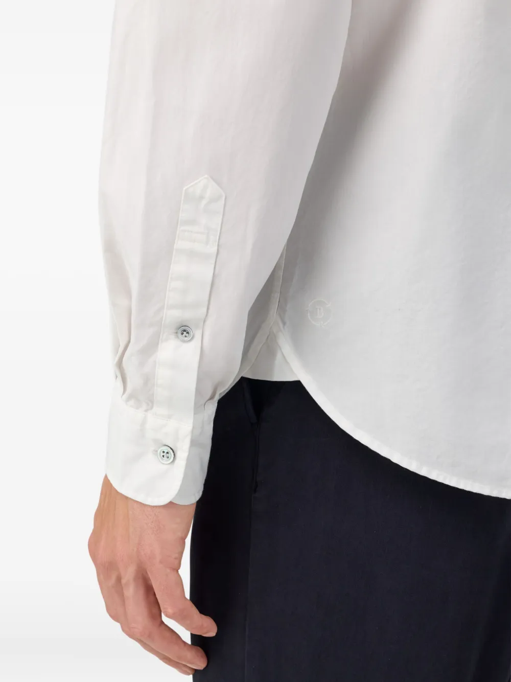 Point-Collar Poplin Shirt