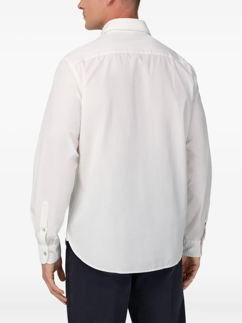 Point-Collar Poplin Shirt