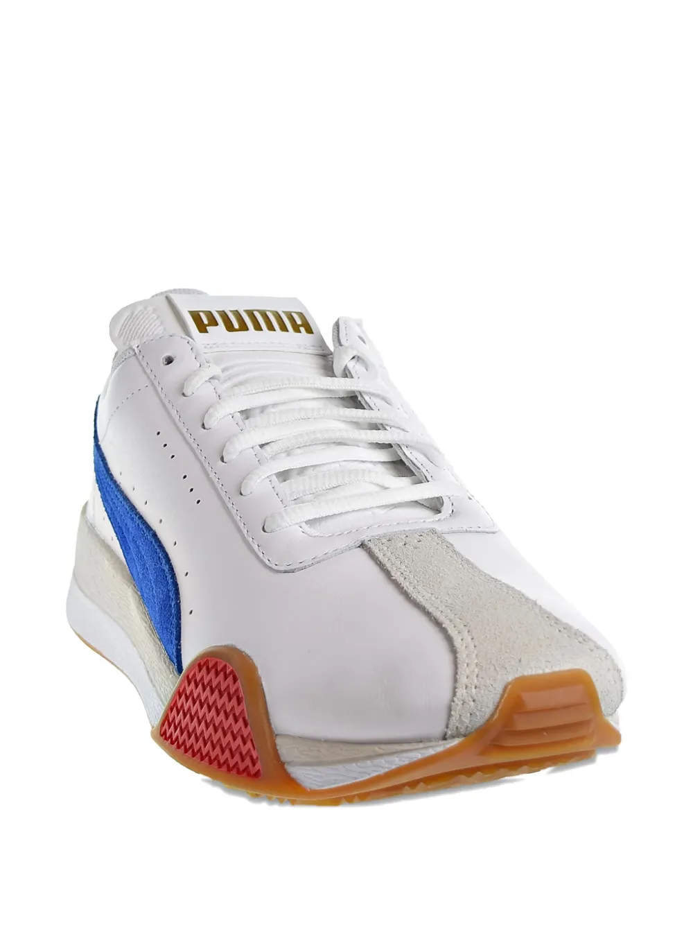 PUMA Turin leather panelled low-top sneakers White