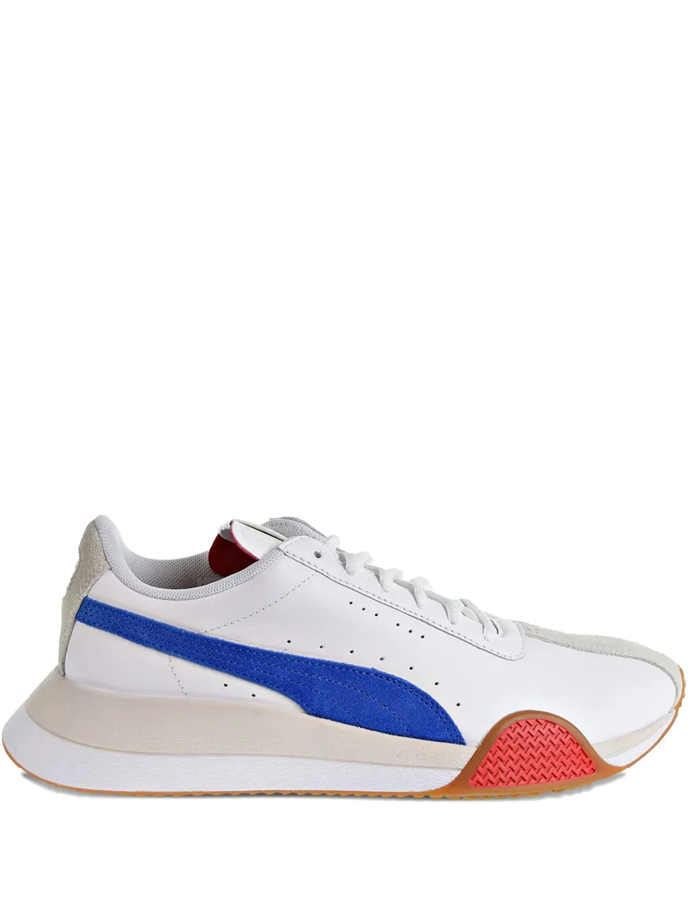 PUMA Turin leather panelled low-top sneakers White