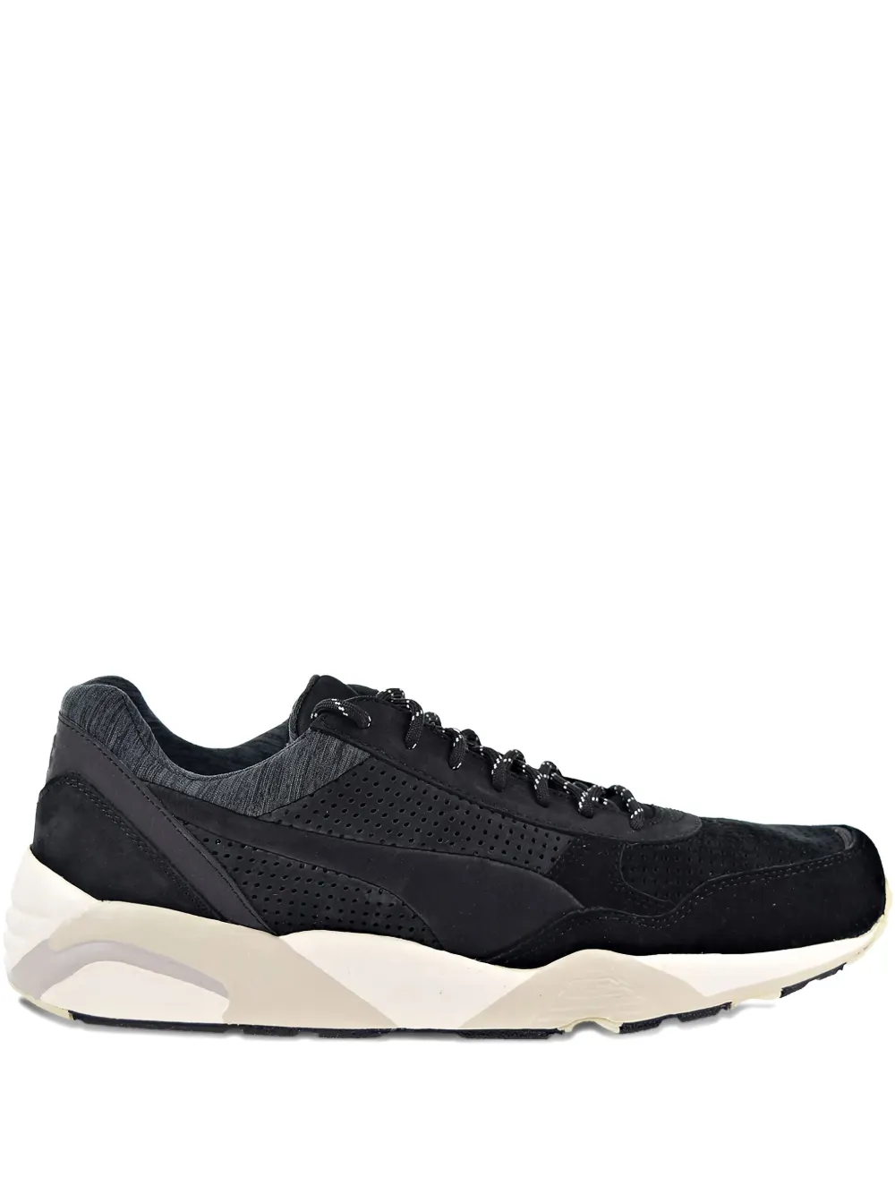 PUMA R698 X Stampd suede sneakers Black