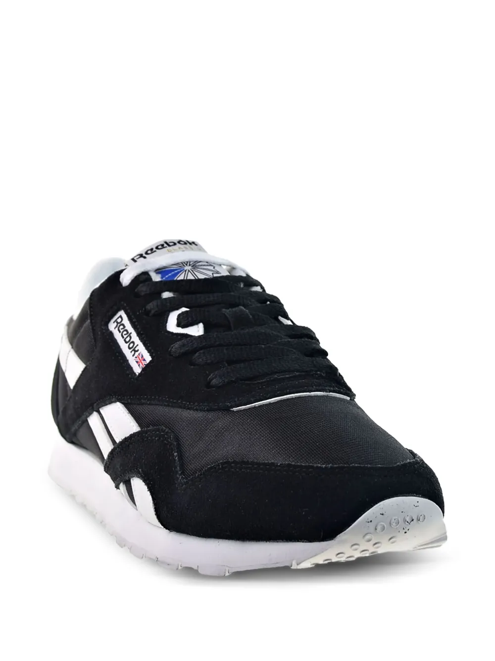 Reebok Classic "Black White" sneakers Zwart