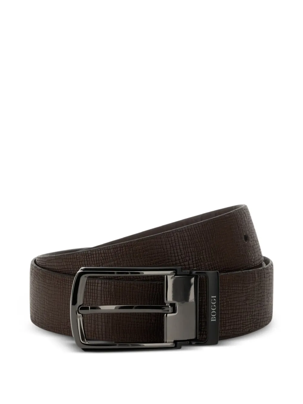 Boggi Milano リバーシブル レザーベルト - ブラウン Boggi Milano リバーシブル レザーベルト - ブラウン