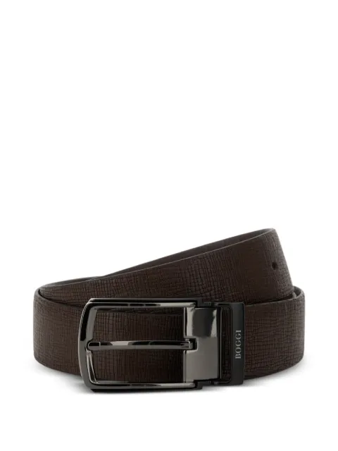 Boggi Milano reversible leather belt