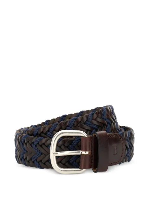 Boggi Milano woven leather belt