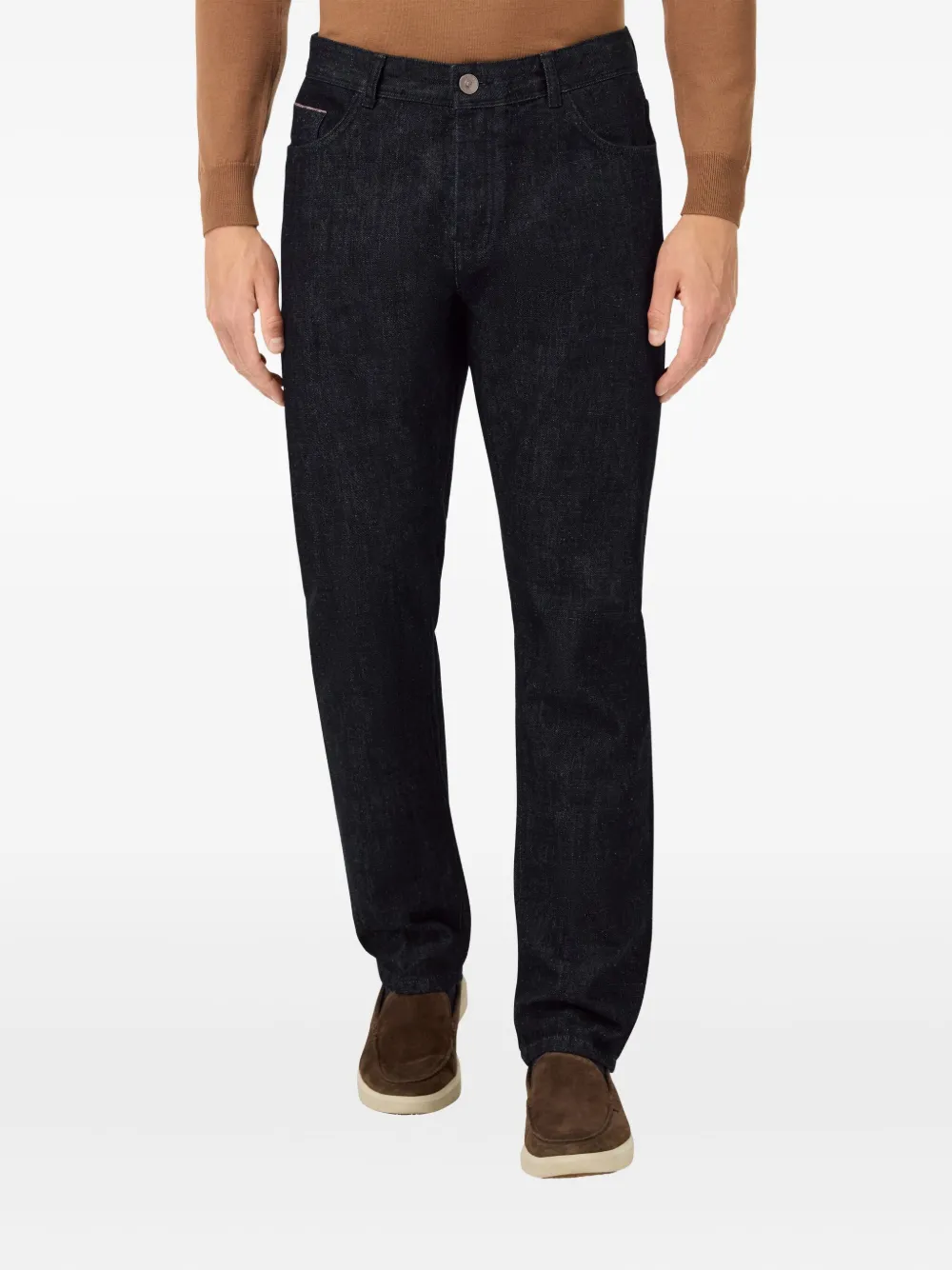 Boggi Milano Selvedge katoenen jeans Blauw