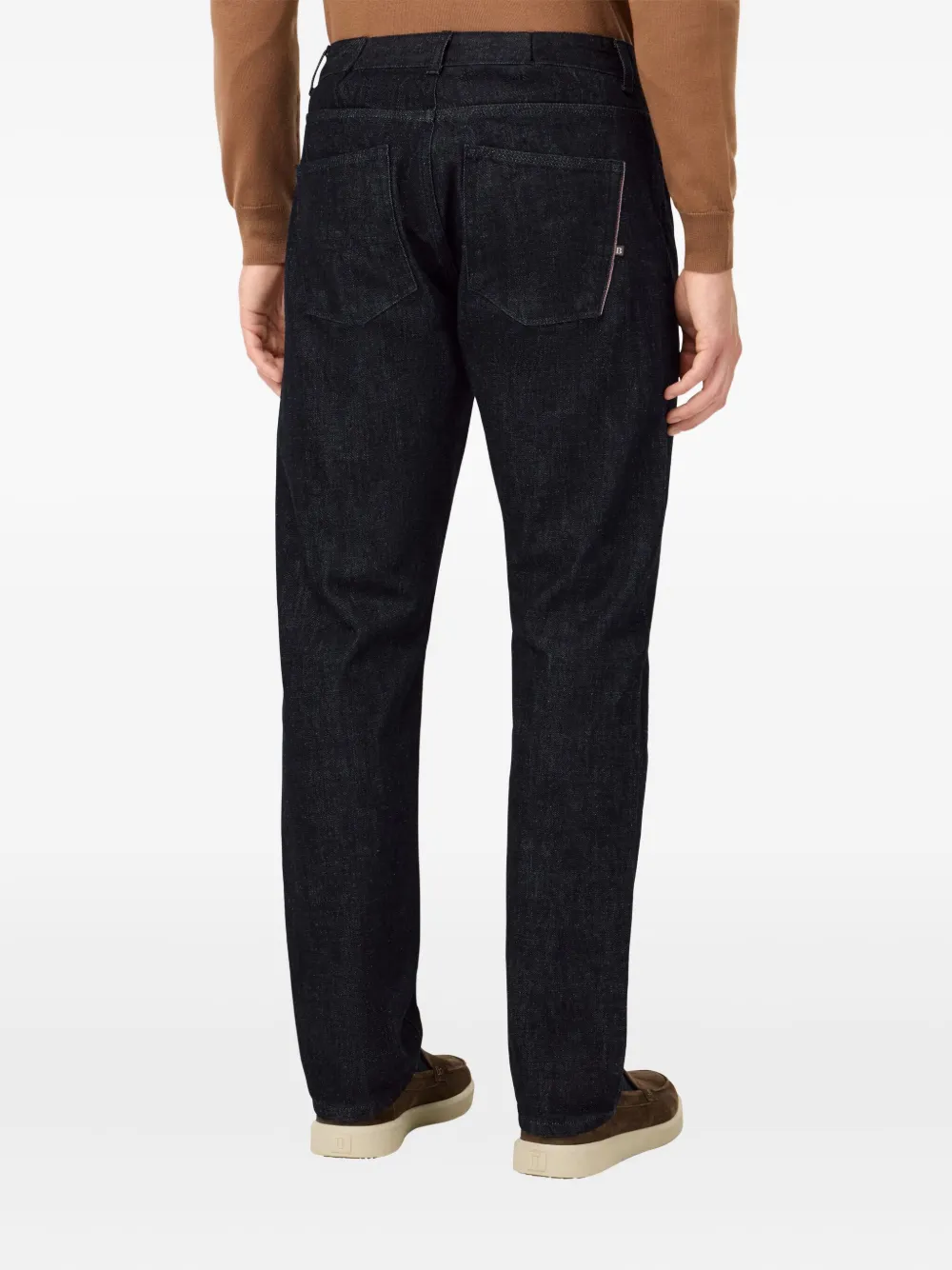 Boggi Milano Selvedge katoenen jeans Blauw