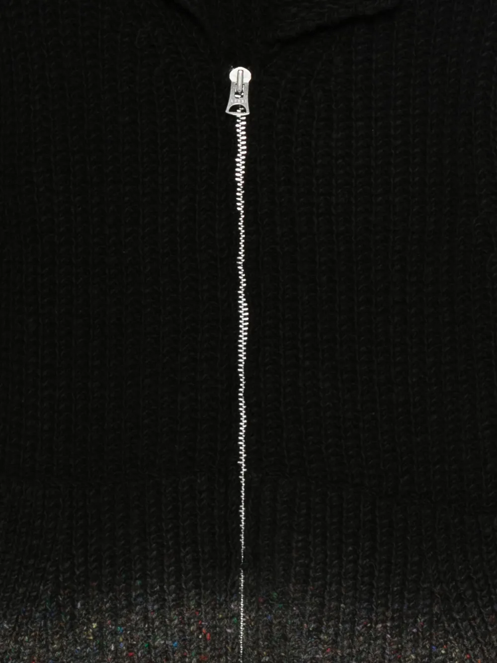 sacai Vest met rits Zwart