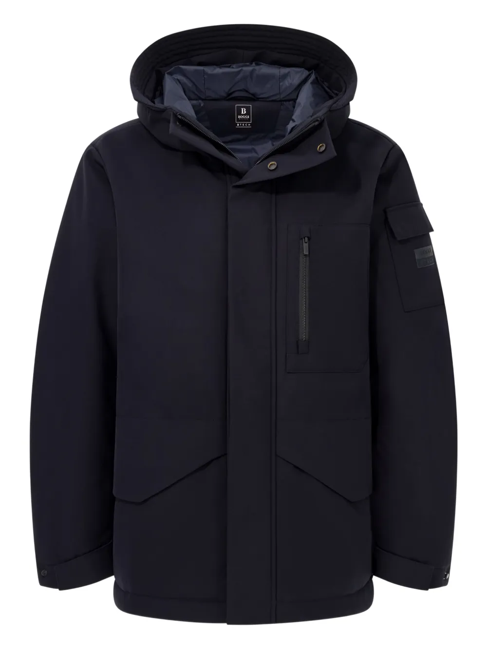 Boggi Milano hooded padded parka | Blue | Image 1