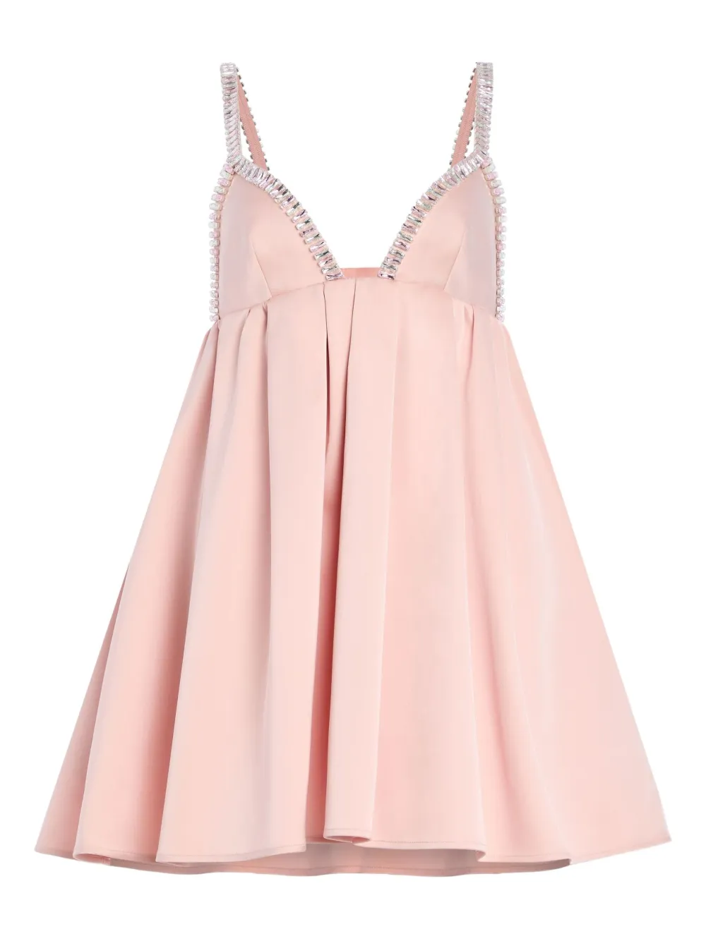 Retroféte Aniyah Pleated Mini Dress In Pink