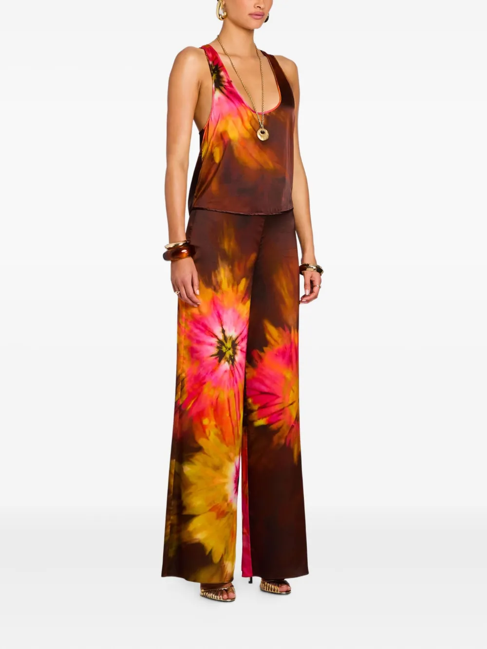 Retroféte Doris Sleeveless Top In Multi