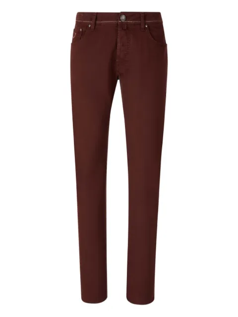 Jacob Cohën logo-embroidered jeans