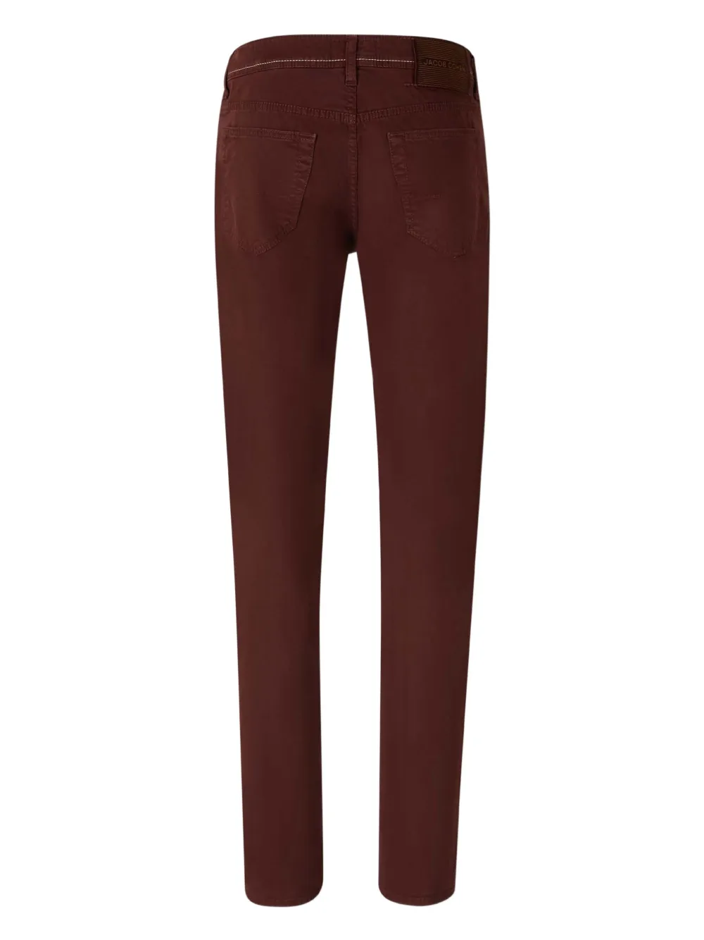 Jacob Cohën Jeans met geborduurd logo - Rood