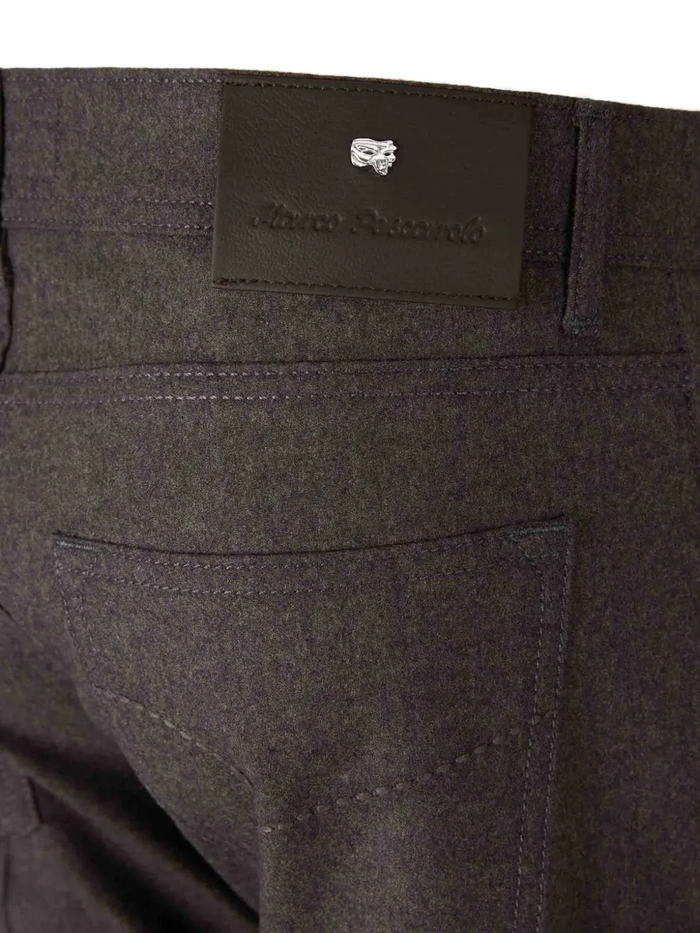 Marco Pescarolo Five-pocket Slim Jeans In Brown