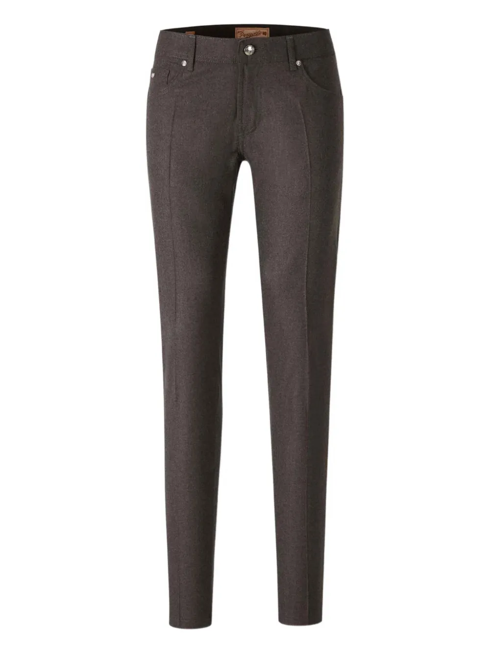 Marco Pescarolo Five-pocket Slim Jeans In Brown