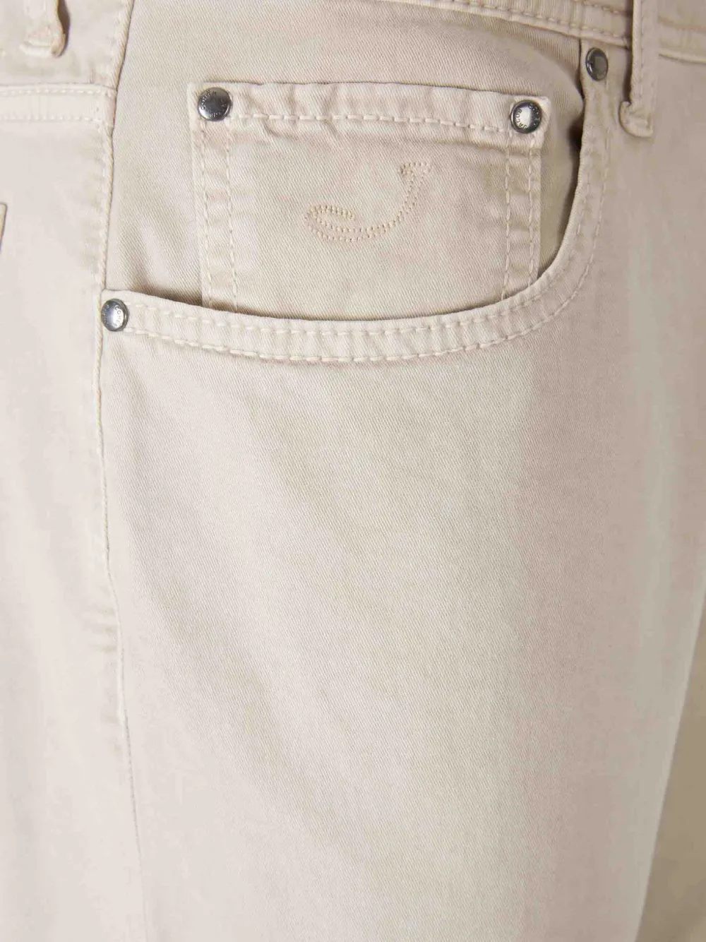 Jacob Cohen Logo-embroidered Jeans In Metallic