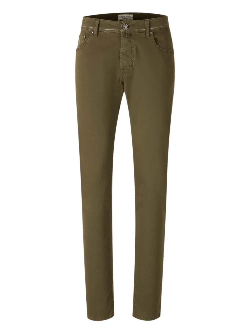 Jacob Cohën logo-embroidered jeans | Green | Image 1