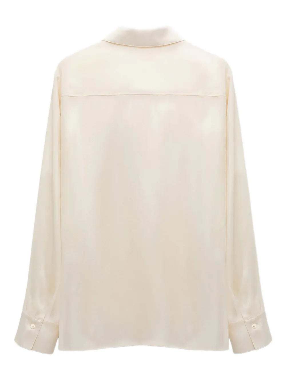 Dorothee Schumacher Sense of Shine zijden blouse Beige