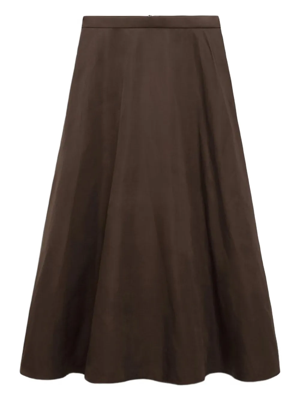Dorothee Schumacher Sporty Elegance A-line midi skirt | Brown | Image 1
