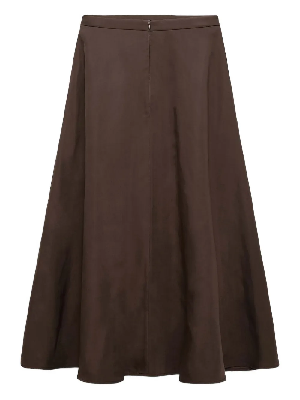 Dorothee Schumacher Sporty Elegance A-line Midi Skirt In Brown