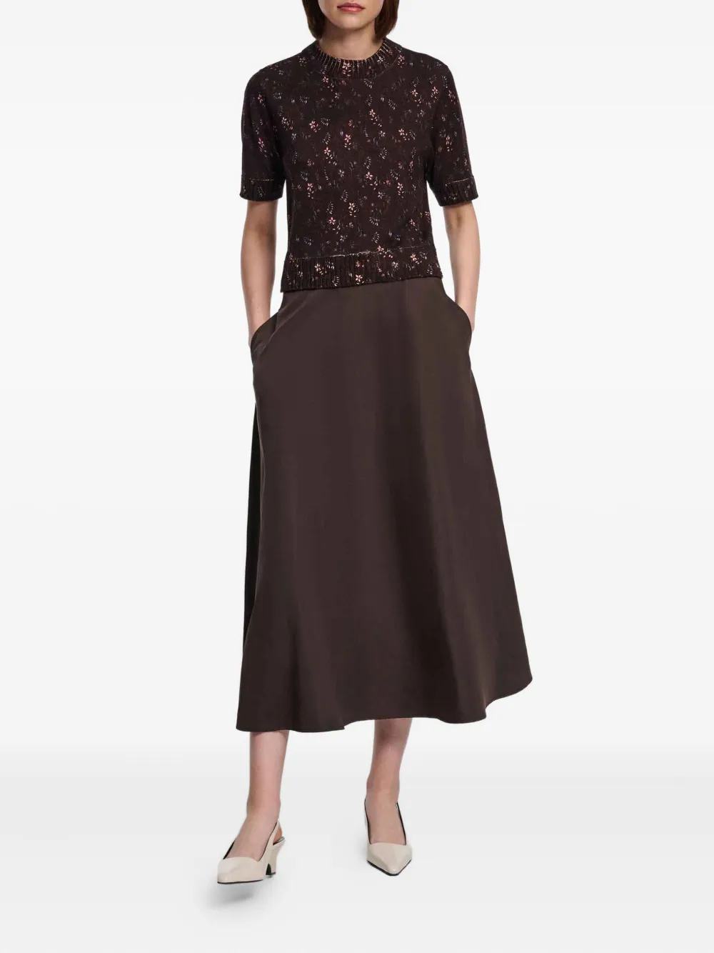 Dorothee Schumacher Sporty Elegance A-line midi skirt | A-Line Skirts | Image 2