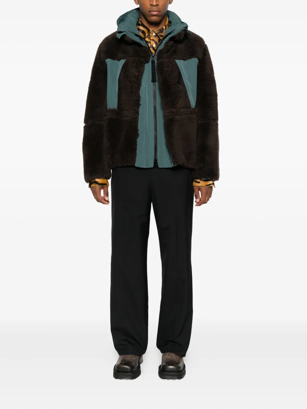 Sacai belted trousers - Zwart