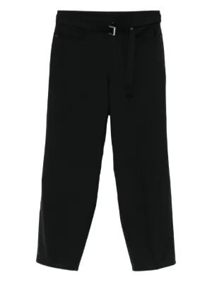 Sacai ベルテッド カーゴパンツ | ブラック | FARFETCH JP