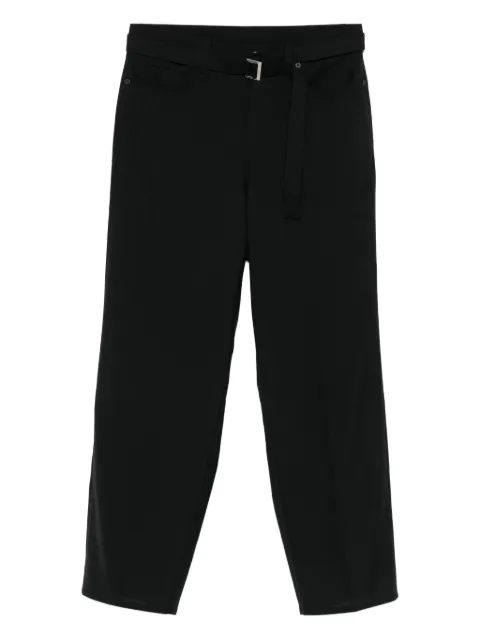 sacai belted trousers