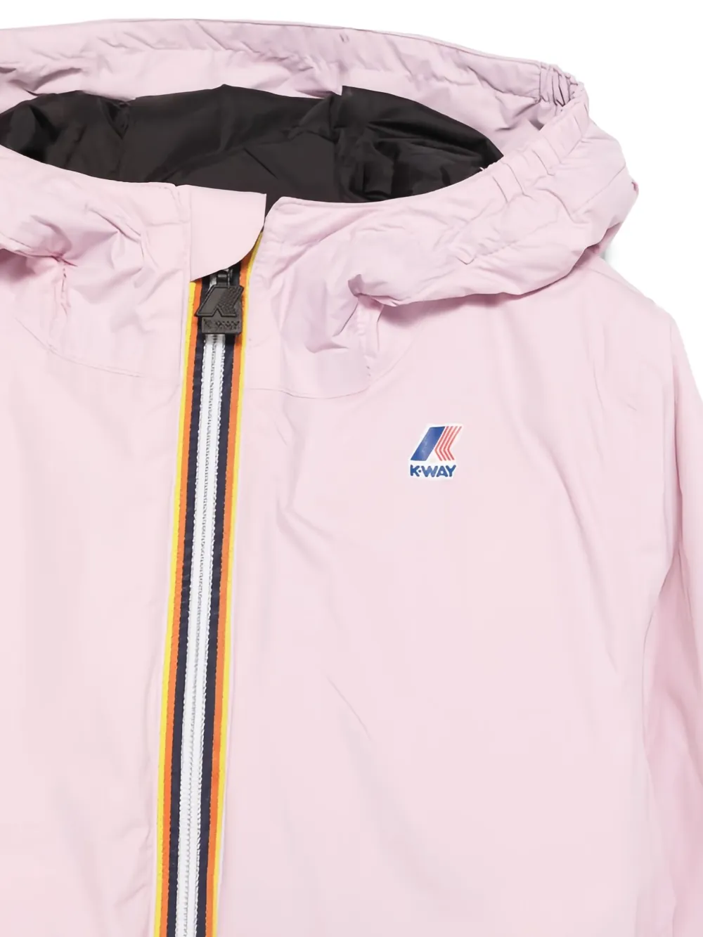 K Way Kids Jack met capuchon Roze