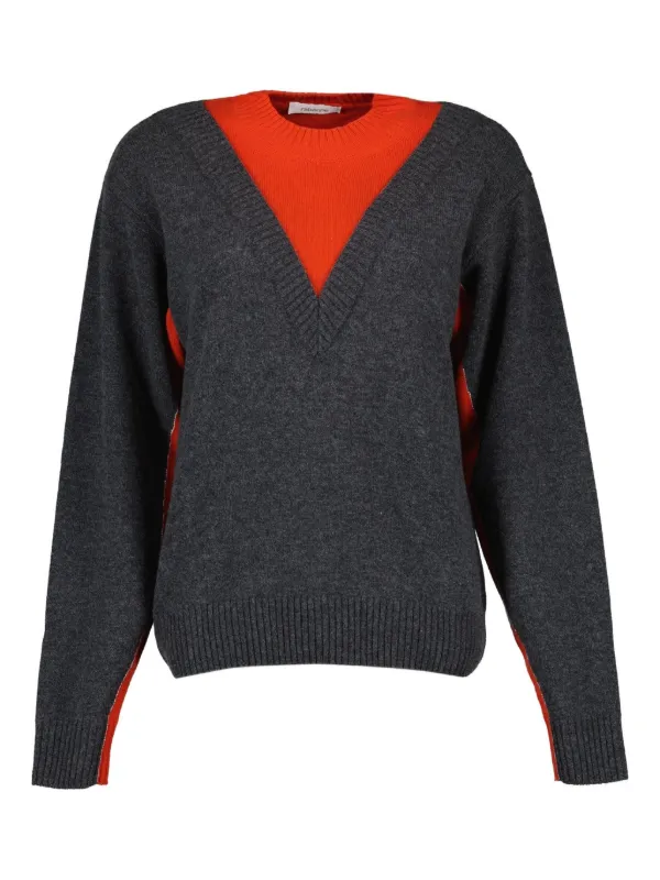 Rabanne Two-tone Sweater in Grey