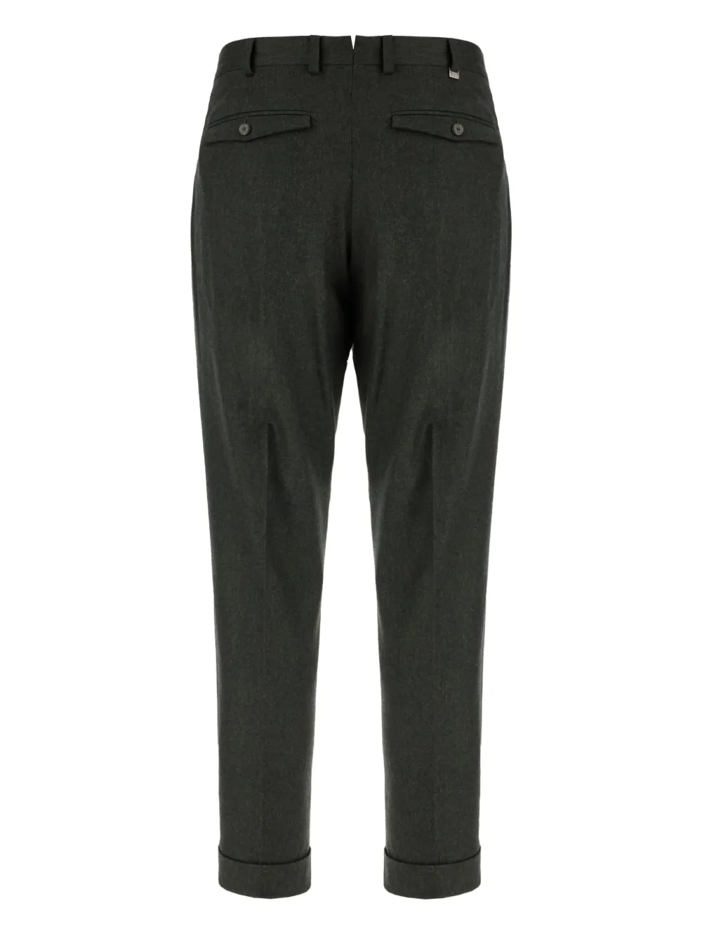 PT Torino Broek met cuffs - Groen