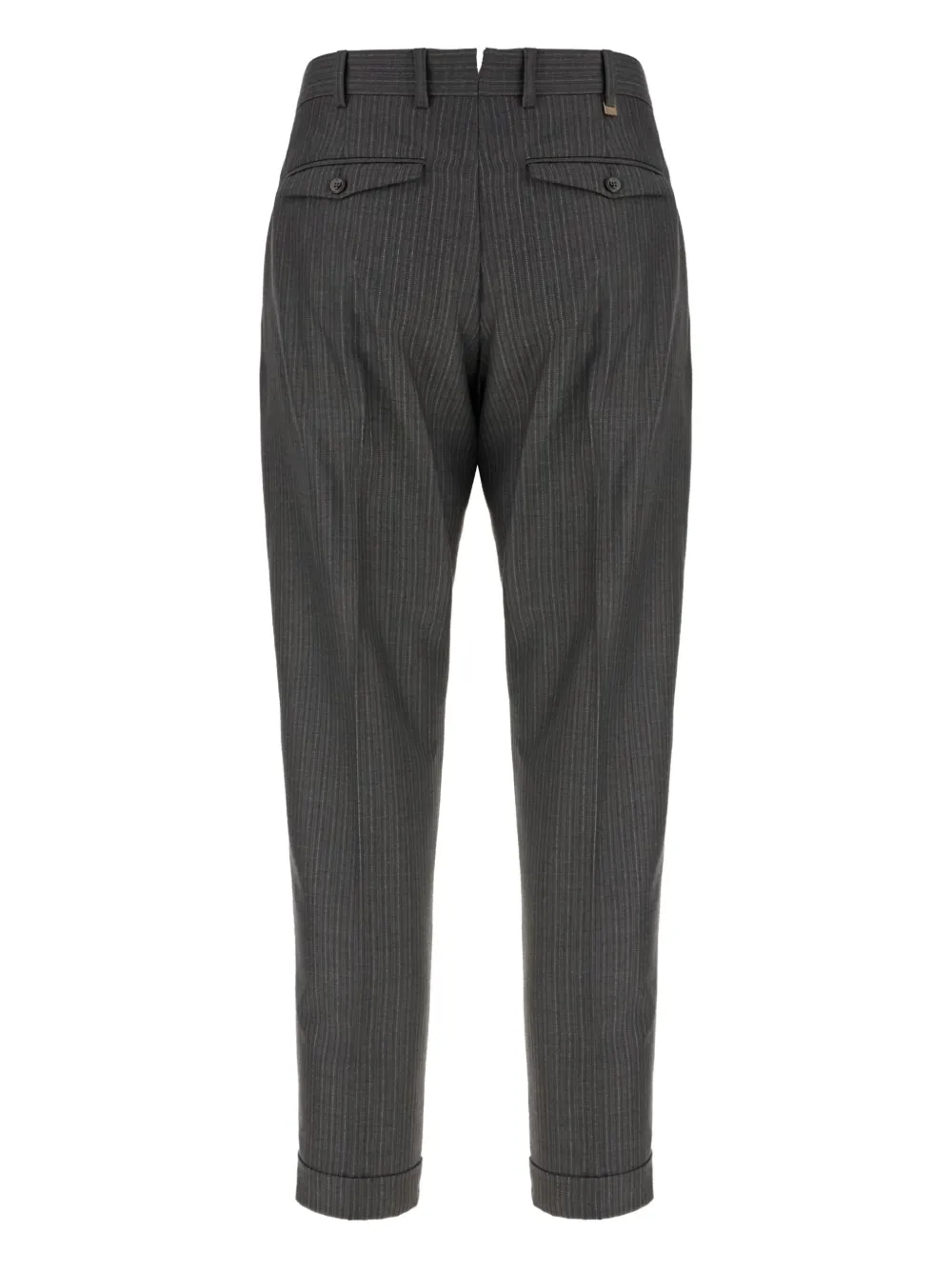 PT Torino pinstripe pleated trousers - Grijs