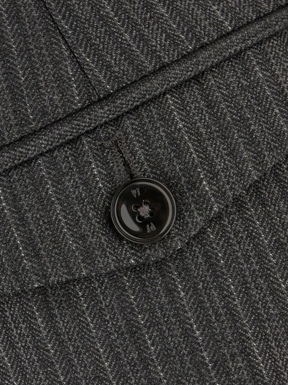Pt Torino Pinstripe Pleated Trousers In Gray