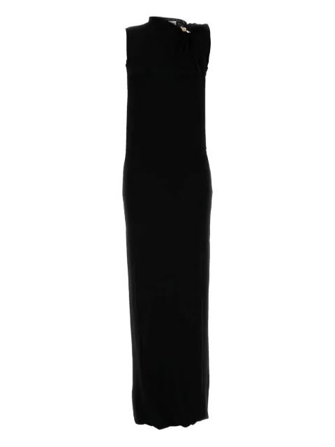 Jean Paul Gaultier twisted-neckline maxi dress