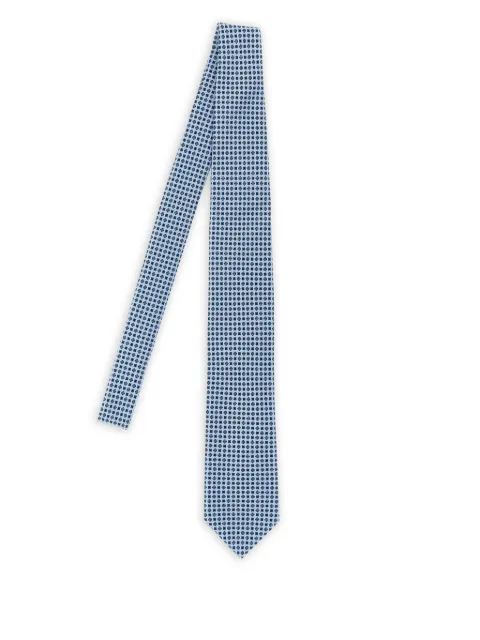 Brioni pointed silk tie